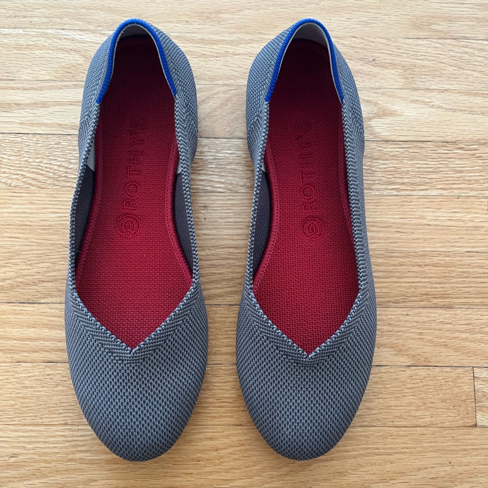Rothy’s Flat Pebble Grey 9.5